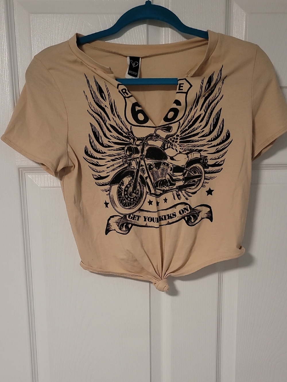 5 for $25 Windsor Cream Tee with Black Graphic